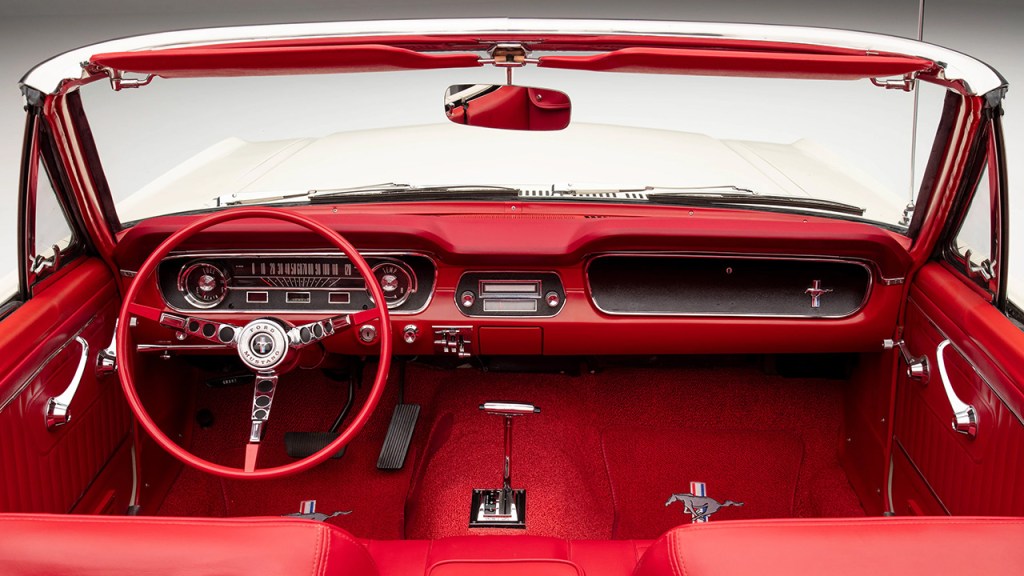 1965 World's Fair Ford Mustang Interior