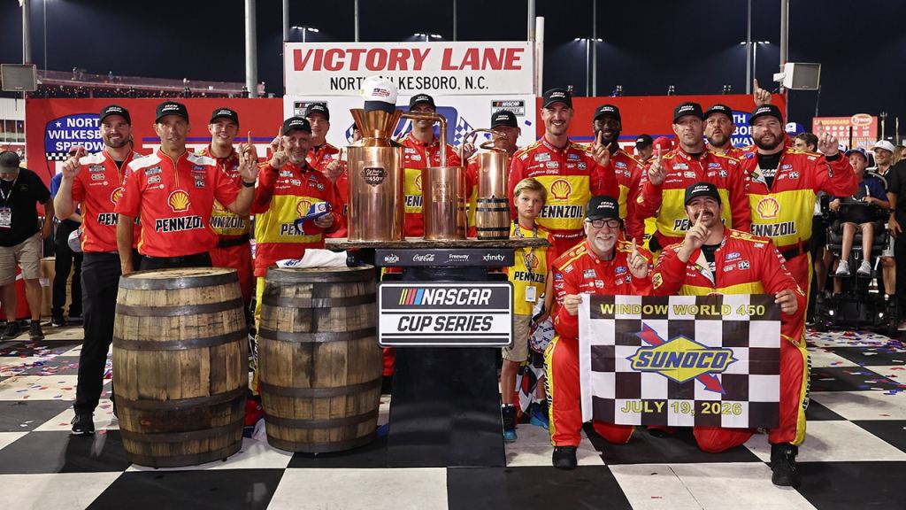 Joey Logano at North Wilkesboro