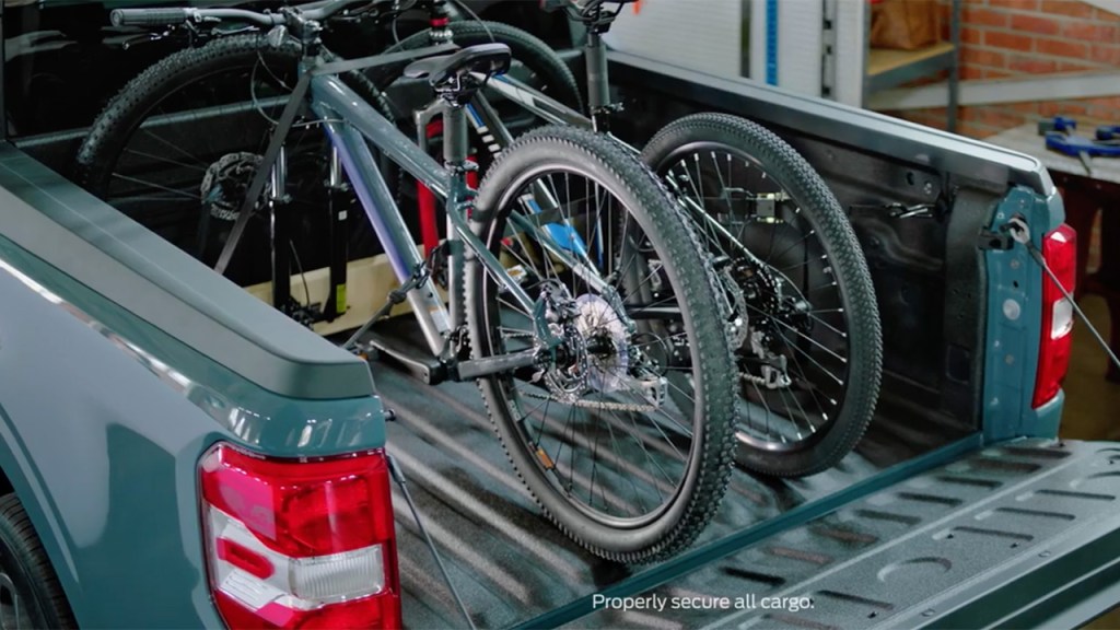 Ford Maverick with bikes