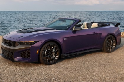 The Ford Mustang Dark Horse SC Convertible.