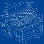 Ford's pickup bed kennel patent sketch.