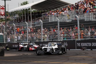 Marcus Ericsson Leading at Markham