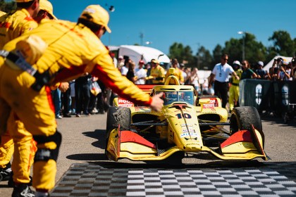 Alex Palou at Portland International Raceway
