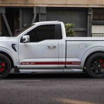 The Shelby F-150 Super Snake Sport in profile.