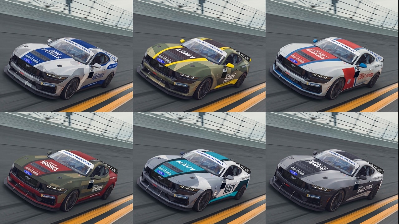 Ford’s Military Mustangs To Battle At Veteran’s Day Classic Charity Race - American Cars And Racing